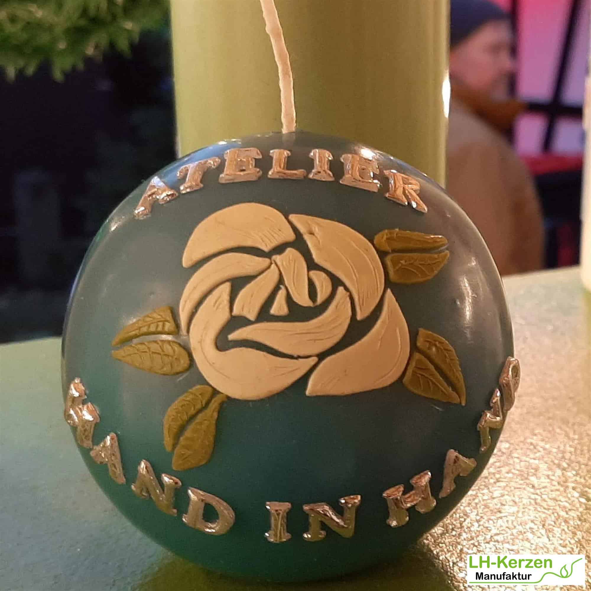 Kerzenbeschriftung Beschriftete Kerze